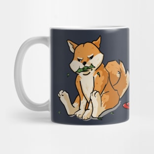 doge eating money Mug